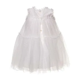 Abito Bianco Tulle Neonata