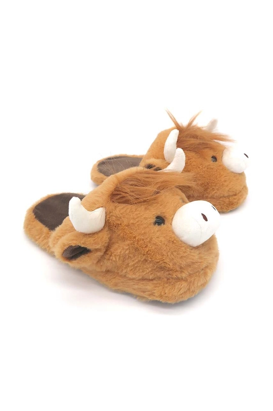 Aroma Home pantofole Highland Cow Sleepers