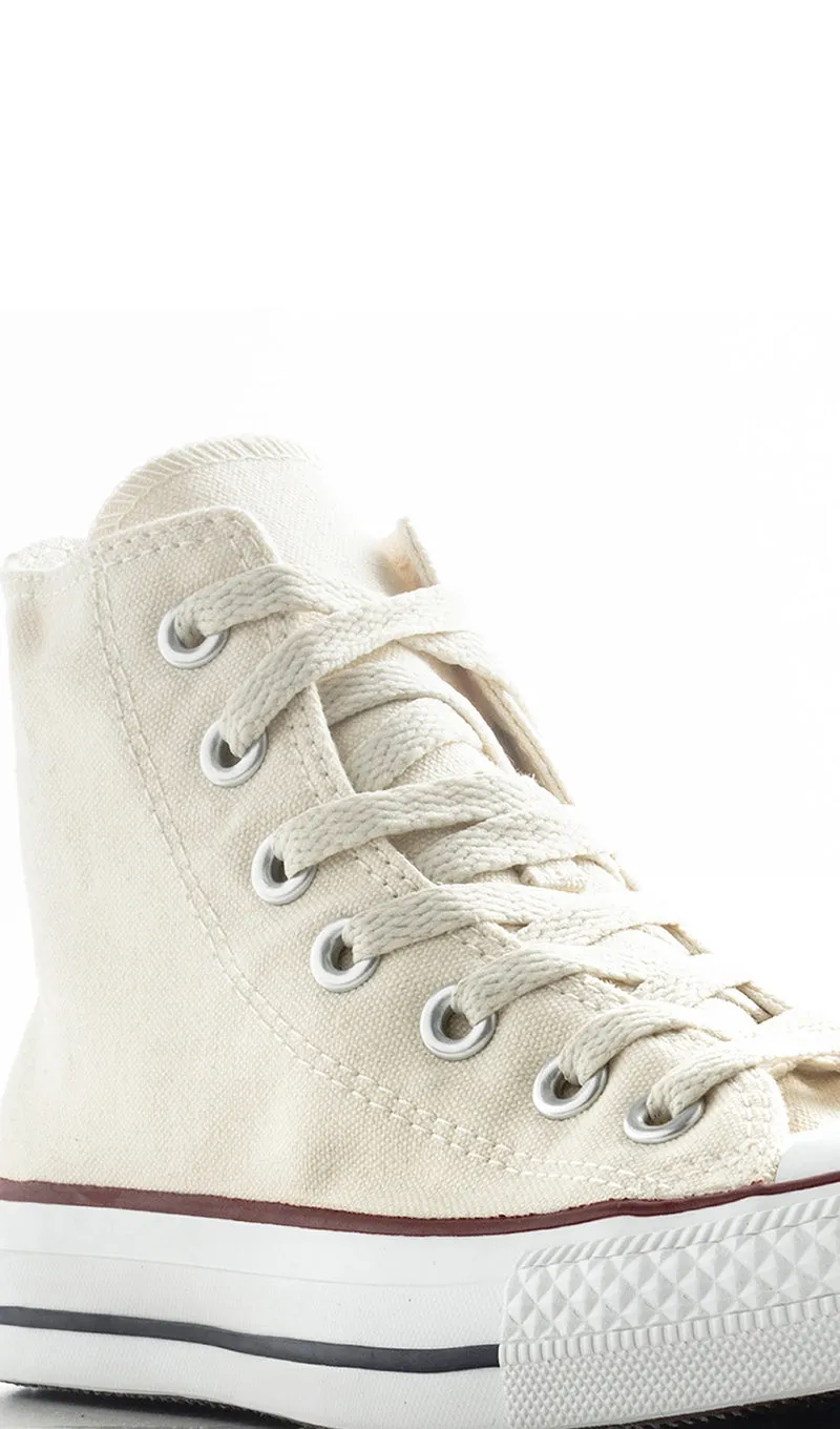 CONVERSE - CHUCK TAYLOR HI Sneaker donna panna