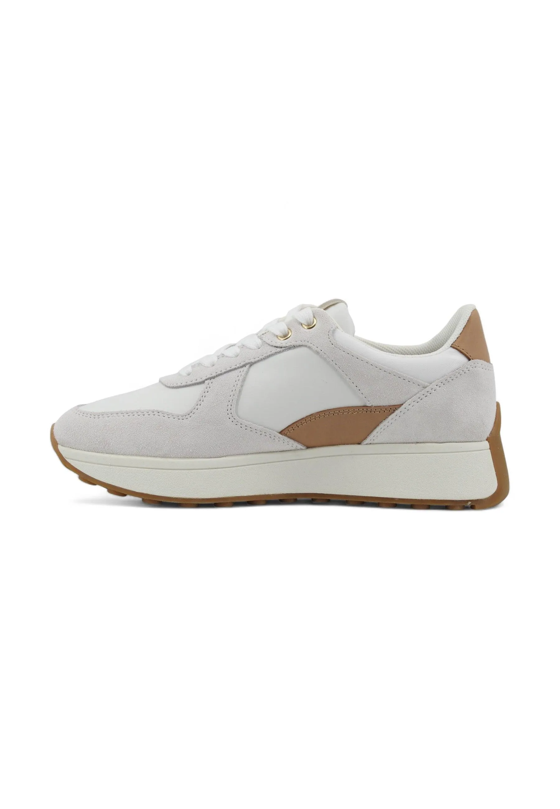 GEOX Amabel Sneaker Donna Off White Sun D45MDA02285C1096