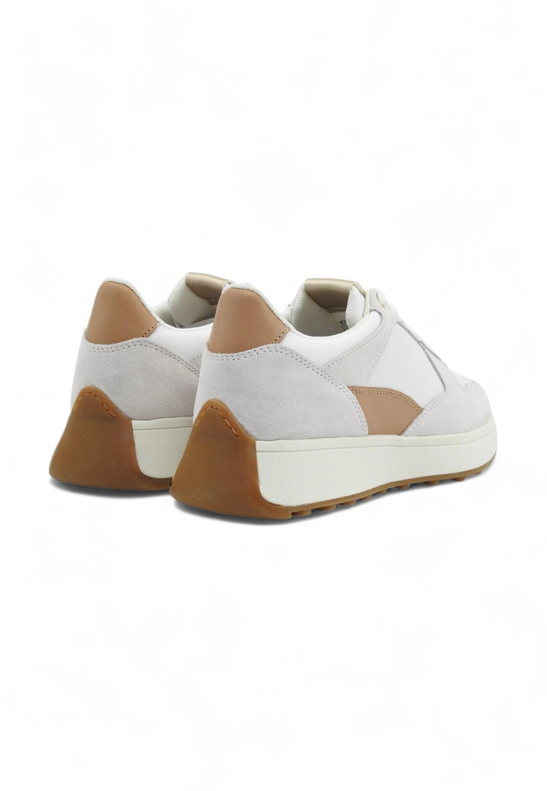 GEOX Amabel Sneaker Donna Off White Sun D45MDA02285C1096