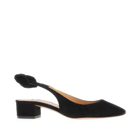 Slingback 'Very Bow Tie' in pelle scamosciata