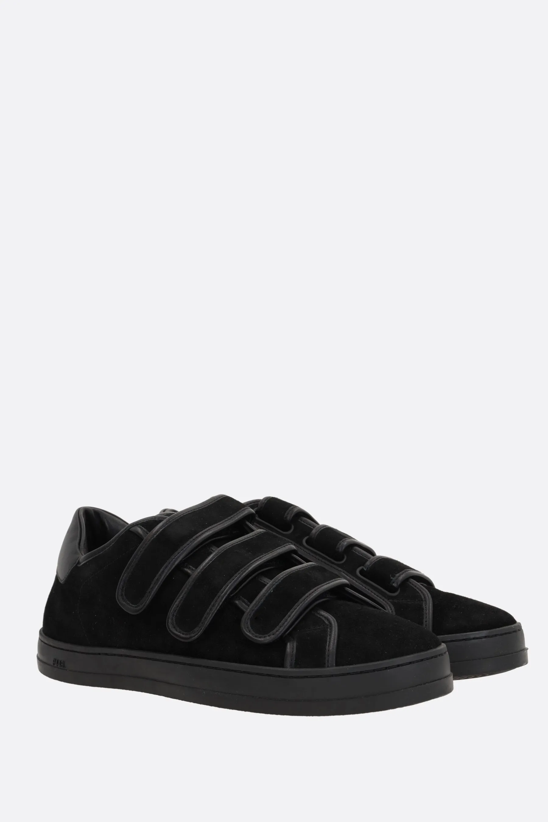  sneaker John Velcro in suede  